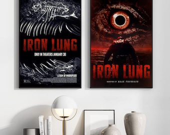 Iron Lung Movie Poster, Wall Art Prints, Art Poster, Canvas Material Gift, Keepsake, Home Decor, Live Room Wall Art