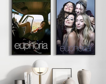 Euphoria Poster, Wall Art Prints, Canvas Material Gift, Keepsake, Home Decor, Live Room Wall Art