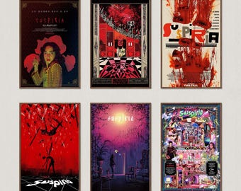 Suspiria Movie Poster, Wall Art Prints, Art Poster, Canvas Material Gift, Keepsake, Home Decor, Live Room Wall Art
