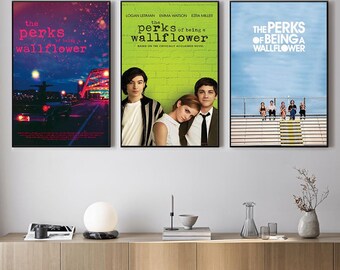 De voordelen van een muurbloempje filmposter, kunst aan de muur wordt afgedrukt, canvas materiaal cadeau, aandenken, woondecoratie, live kamer kunst aan de muur