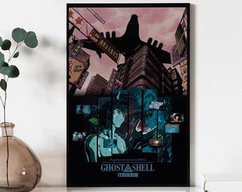 Ghost in the Shell Movie Poster, Wall Art Prints, Canvas Material Gift, Keepsake, Home Decor, Live Room Wall Art
