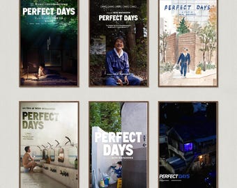 Perfect Days Filmplakat, Wandkunstdrucke, Kunstplakat, Leinwand Material Geschenk, Andenken, Wohnkultur, Live Room Wandkunst