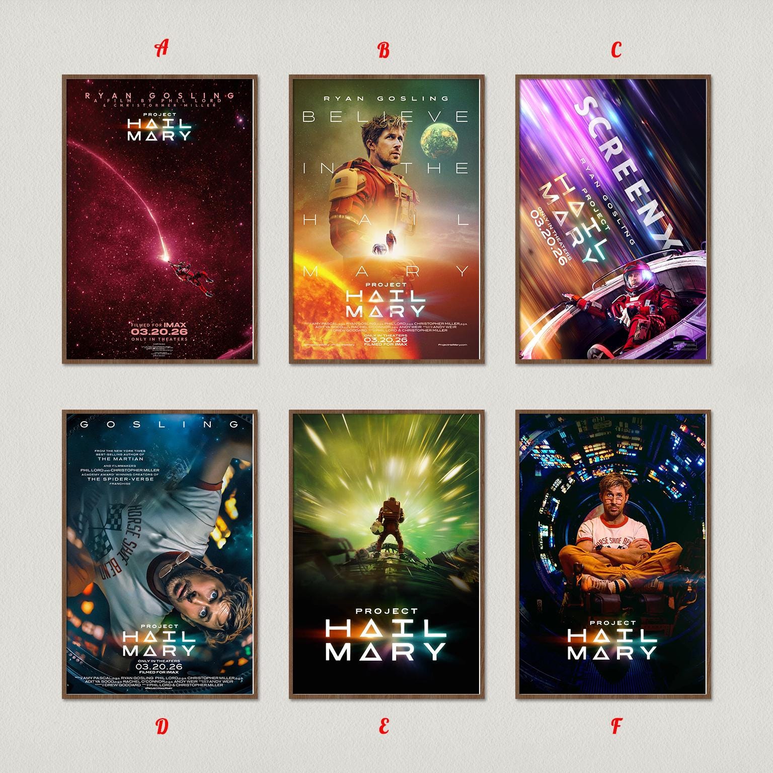 Project hail mary poster - Etsy 日本