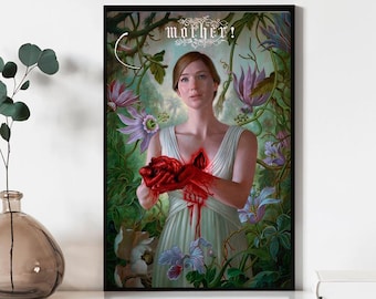 Póster de la película ¡Madre!, impresiones de arte mural, lienzo para regalo, recuerdo, decoración del hogar, arte mural para sala de estar.