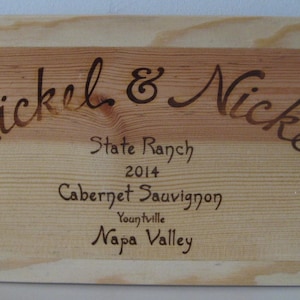 Nickel & Nickel Winery Wall Plaque