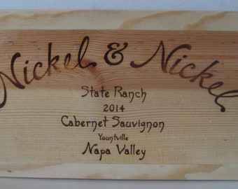 Nickel & Nickel Winery Wall Plaque