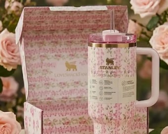 Gobelet désaltérant Stanley x LoveShackFancy 40 oz édition héritage fleuri NOUVEAU