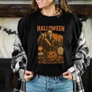 Halloween Horror Movie T-Shirt: Spooky Season Film Tee