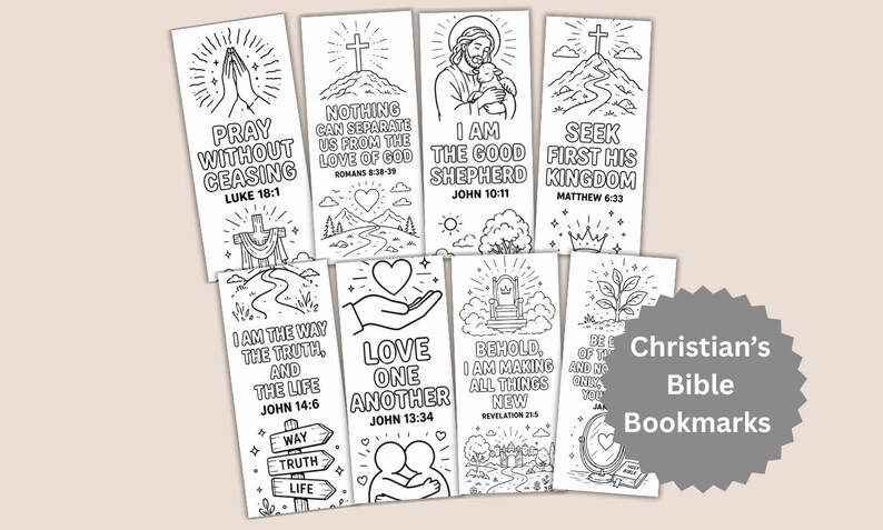 Scripture Memory Bookmark Christian Bible Bookmarks Coloring Page, Scripture Bookmark Printable ...