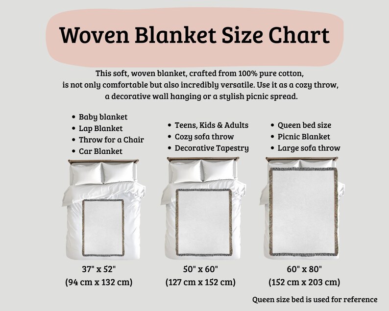 Mexican Woven Blanket, Southwestern Tapestry, Boho Throw Blanket or Bedspread 100% Cotton image 10