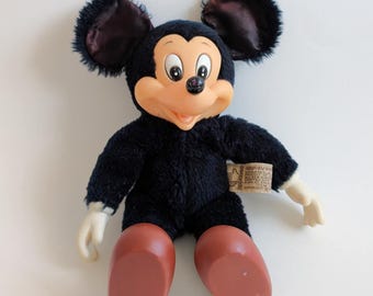 Vintage 1987 Applause Korean Mickey Mouse Plush Doll
