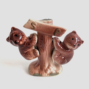 Vintage 1950s Bear Salt & Pepper Shaker Set