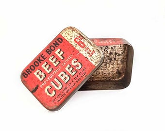 Collectable OXO Limited Edition - the Original Beef Cube Red Metal
