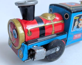 Vintage Japanese Dreamland Train Wind up Tin Toy - Etsy