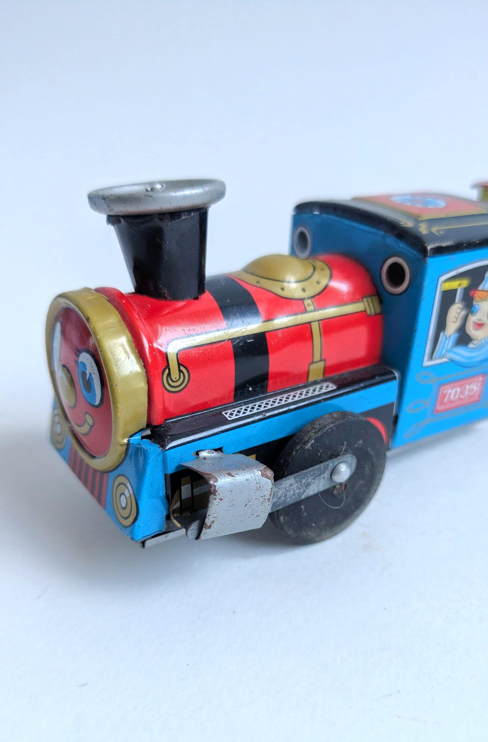 Vintage Japanese Dreamland Train Wind up Tin Toy - Etsy