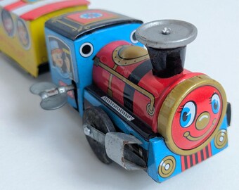 Vintage Japanese Dreamland Train Wind up Tin Toy - Etsy