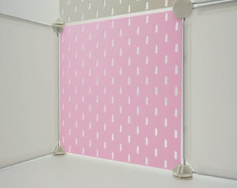 Artist Alley Pegboard Display Panel - Modular Craft Fair Booth Grid for Art Prints, Enamel Pins, Keychains & Charms