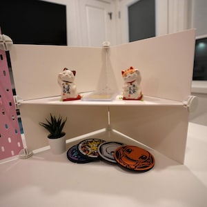 Artist Alley Triangle and Rectangular Display Panel | Modular Grid for Art Prints, Pins, Charms