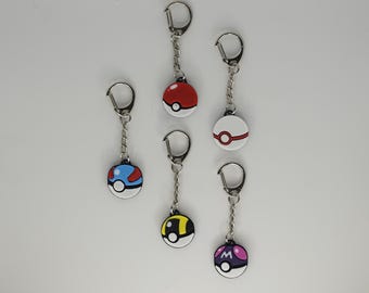 Llavero Pocket Creature Ball – Llavero coleccionable para gamers y fans del anime. Regalo de Navidad.