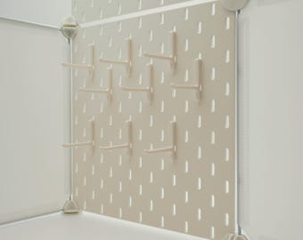 Artist Alley Pegboard Hooks | Modular Grid for Art Prints, Pins, Charms
