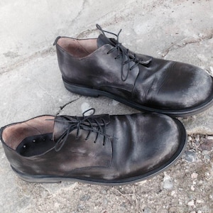 Botas de cuero negras Artículo 37