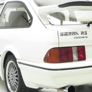 Ford Sierra RS Cosworth sapphire Decals x2 – Vinyl Rally Stickers – Classic Car Graphics