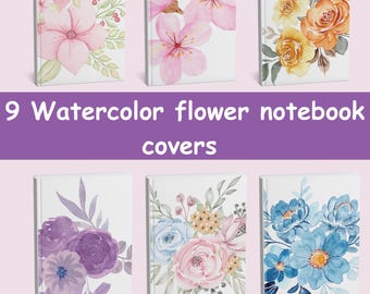 Composition Notebook Covers | Canva Editable Template | Printable Back to School Digital Download