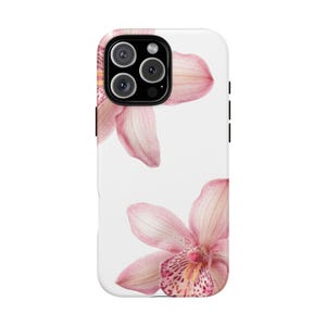 Orchid Floral Phone Case: Trendy Protective Design