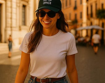 Out of Office Hat – Funny Work & Vacation Mode Cap by ROI BOI