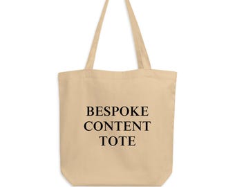 Bespoke Content Tote Bag – ROI BOI Minimalist Marketing Tote