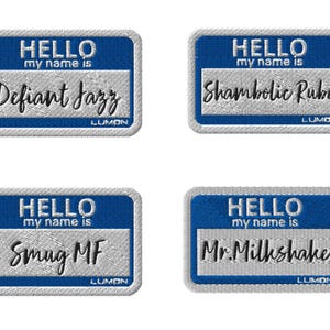 Mr. Milkshake Embroidered Patch - Severance TV Show Name Tag - Etsy
