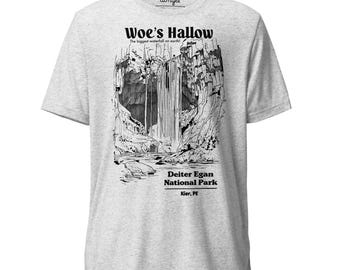 Woe’s Hallow - SOFTEST SHIRT no cap - Lumon inspired getaway