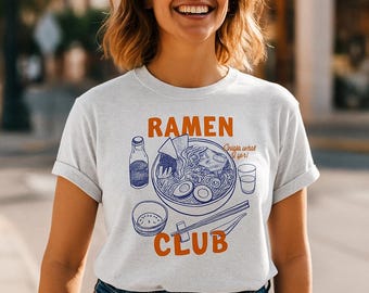Ramen Club T-Shirt: Soft Tri-Blend Noodle Lover Tee