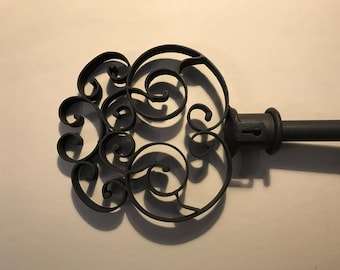 Decorative Black Metal Key