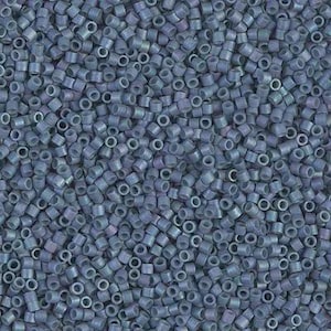 Miyuki Delica DBS0376 15/0 Opaque Denim Blue Luster Matte AB 5g