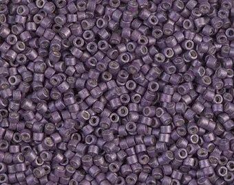 Miyuki Delica DB1174 11/0 Galvanized Plum Frost Matte 7.2g