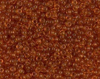 Miyuki Seed Beads 90133/11-133 11/0 Transparent Topaz 24g
