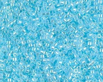 Miyuki Delica DB0239/DB239 11/0 Ceylon Light Aqua Luster 7.2g