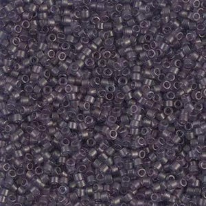 Miyuki Delica DB0386/DB386 11/0 Transparent Dried Lavender Glazed Luster Matte 7.2g