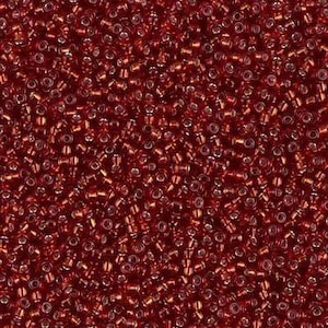Miyuki 11-90011D/11-11D 11/0 Silver-Lined Dark Ruby 24 Grams
