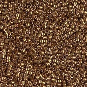 Miyuki Delica DB0022L/DB022L DB22L 11/0 Opaque Metallic Light Bronze 7.2g