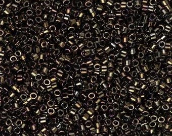 Miyuki Delica DB0007/DB007/DB07/DB7 11/0 Opaque Metallic Brown Iris 7.2g