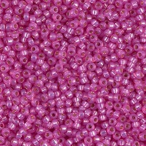 Miyuki Seed Beads 94238/11-4238 11/0 Duracoat Silver-Lined Dusty Rose / Paris Pink 24g