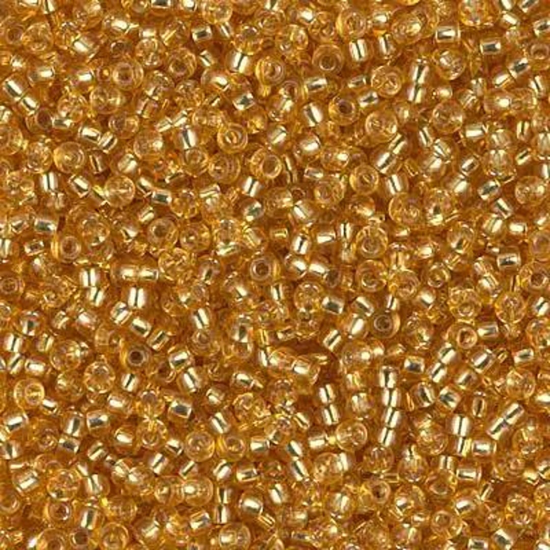 Miyuki Seed Beads 90004/11-4 Silver-lined Dark Gold, 24g - Etsy