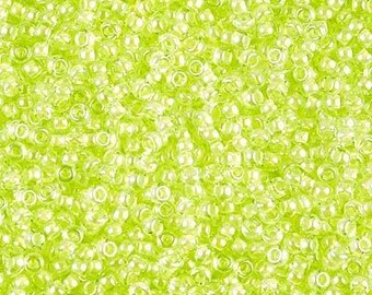 Miyuki 11-91119/11-1119 11/0 Luminous Limeade Yellow 24 Grams