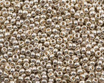 Miyuki 11-94201 11-4201 11/0 Duracoat Galvanized Silver 24 Grams
