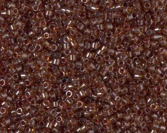 Miyuki Delica DB1891 11/0 Transparent Dark Topaz Luster 7.2g