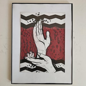 Twin Peaks Print on cardstock. Frame not included