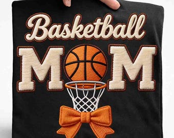 Basketball PNG, Faux Yarn Basketball Mom PNG, Crochet Basketball PNG, Game Day T-shirt Design, Basketball Mama Png, Digital Download