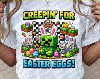 Gamer Easter PNG, Cartoon Movie Character Png, Retro Happy Easter Design, Boys Gamer Easter Shirt Png, Sublimation Digital Download